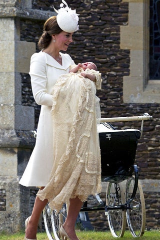 Герцогиня Кейт и принцесса Шарлотта.