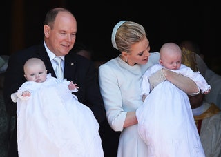 Князь Альбер II и принцесса Габриэлла княгиня Шарлен и принц Жак