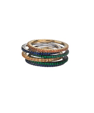 1.61 Jewelry Agency кольца из золота с цветными сапфирами 30 000 руб. каждое. Зеленый синий золотой  выбирай себе любой...
