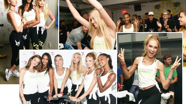 Pelotonia Charity Ride 2015 «ангелы» Victorias Secret приняли участие в благотворительном велопробеге