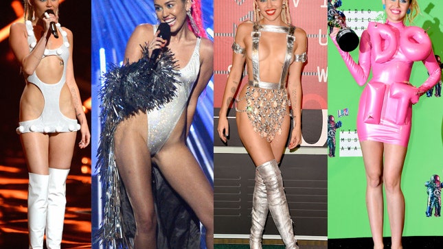 Майли Сайрус фото сексуальных образов на MTV VMA 2015