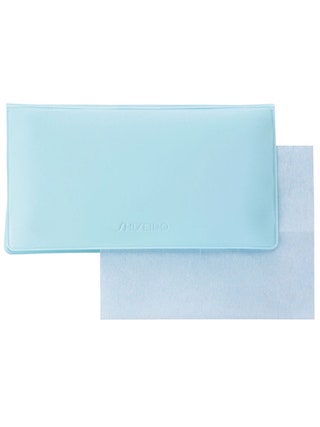 Матирующие салфетки для лица Shiseido.