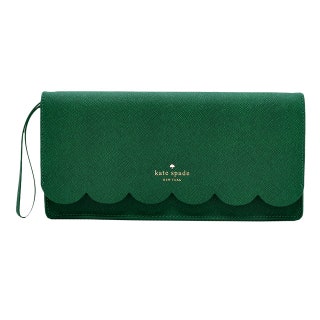 Кожаный клатч 8700 руб. Kate Spade New York.