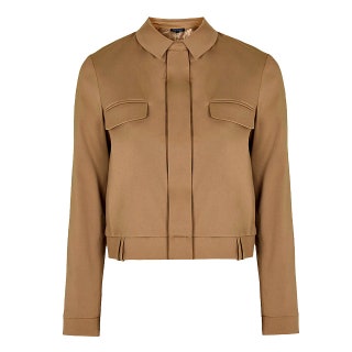 Куртка из хлопка и полиэстера 4999 руб. Topshop.