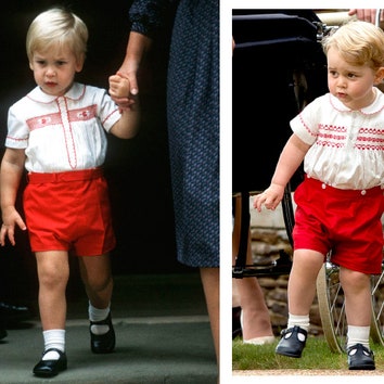 Точная копия: удивительное сходство принца Джорджа с отцом принцем Уильямом