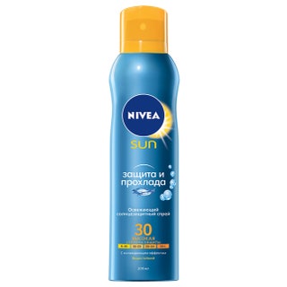 Освежающий спрей «Защита и прохлада» SPF 30 450 руб. Nivea Sun.