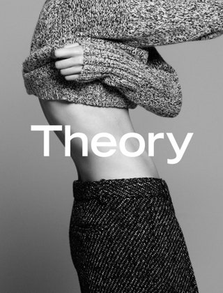 Наталья Водянова для Theory осеньзима 1516.