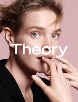 Наталья Водянова для Theory осеньзима 1516.