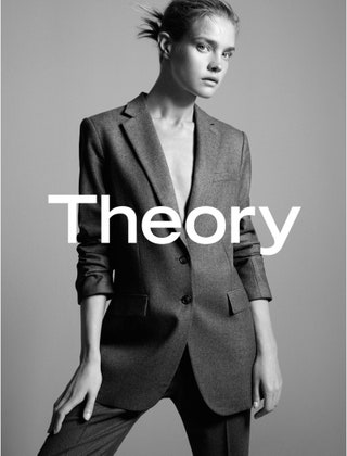 Наталья Водянова для Theory осеньзима 1516.