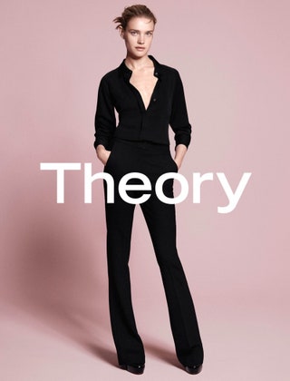 Наталья Водянова для Theory осеньзима 1516.