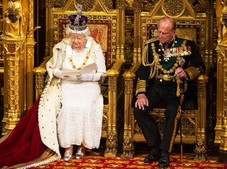 Королева Елизавета II и герцог Эдинбургский Филип