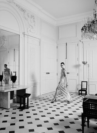 Saint Laurent Paris Haute Couture.