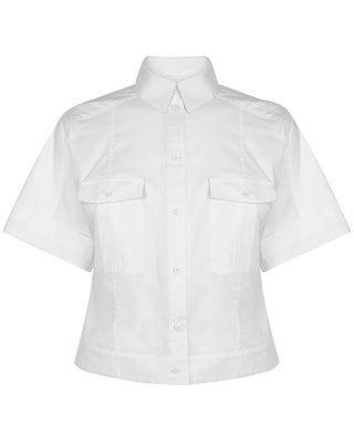 Рубашка из хлопка и полиэстера 10 395 руб. Karen Millen