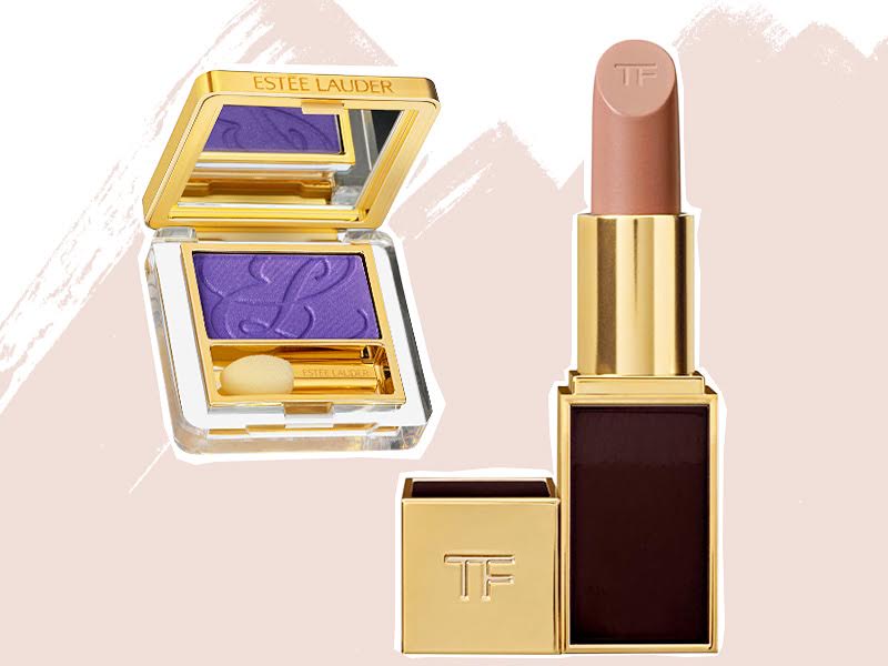 Помада Lip Color in Sable Smoke Tom Ford тени Pure Color Eyeshadow in Purple Passion Este Lauder
