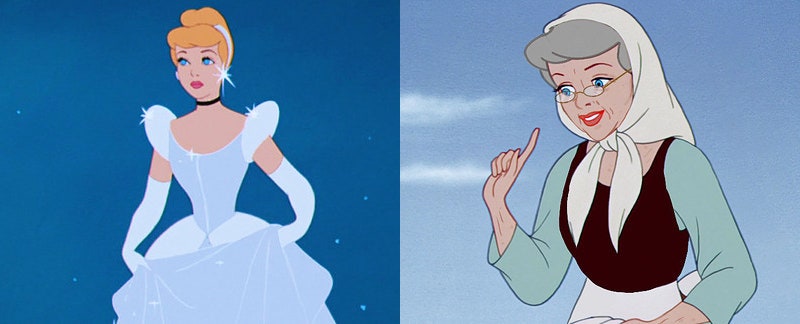 Happy End как принцессы Disney выглядели бы в старости