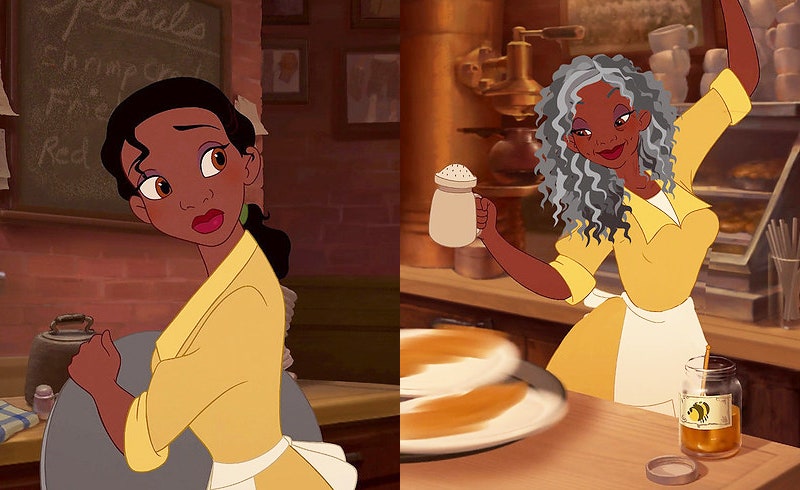 Happy End как принцессы Disney выглядели бы в старости