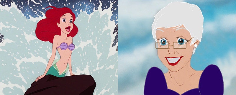 Happy End как принцессы Disney выглядели бы в старости