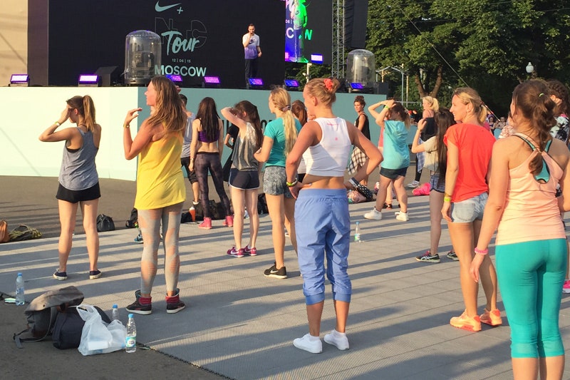 Nike Women Moscow фоторепортаж с первых дней мероприятия
