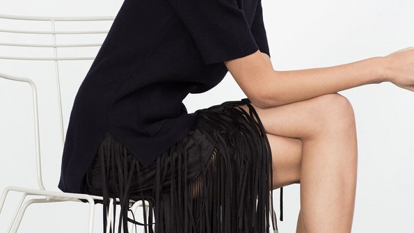Замшевые юбки с бахромой на любой бюджет от Zara Topshop Bershka Asos Revolve | Allure