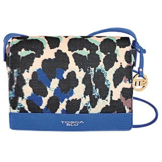 Сумка из кожи и хлопка 6299 руб. Tosca Blu