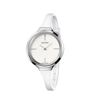 Часы из стали  на силиконовом ремешке 11 000 руб. Calvin Klein Watches  Jewelry.