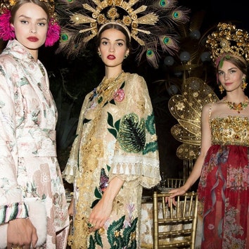 Сон в летнюю ночь: закрытый показ коллекции Dolce & Gabbana Alta Moda в Портофино