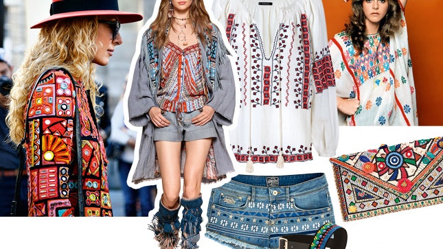 Модные вещи в этническом стиле одежда и аксессуары с вышивкой | Glamour