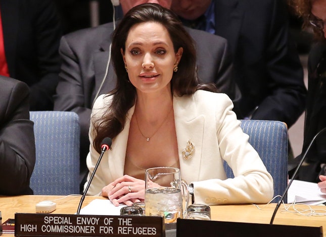 Анджелина Джоли выступила на заседании Совета Безопасности ООН по делам Ближнего Востока и Сирии