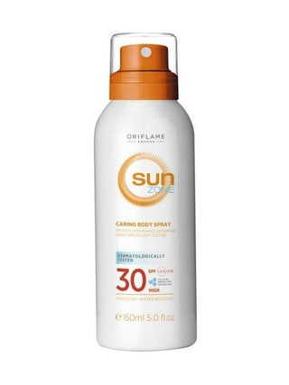 Увлажняющий солнцезащитный спрей для тела Sun Zone SPF 30 Oriflame.