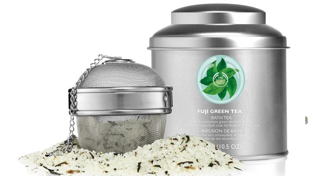 Зеленый чай новая линия средств по уходу за телом The Body Shop