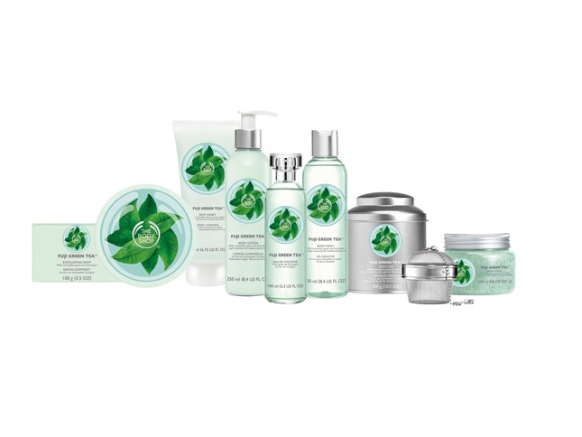 Зеленый чай новая линия средств по уходу за телом The Body Shop