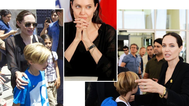 Своим примером Анджелина Джоли с детьми в Намибии Ливане и Турции