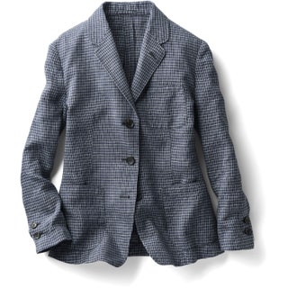 Женский легкий льняной пиджак 5499 руб. Uniqlo