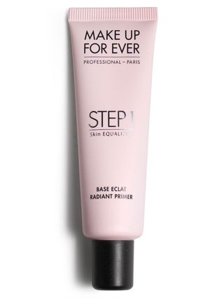 База под макияж придающая сияние коже розовая Step 1 Skin Equalizer Make Up For Ever.