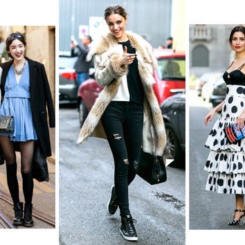 Ускользающая красота: 200 стритстайл-образов гостей Недели моды