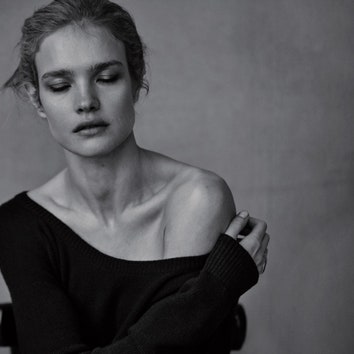 Голубая бездна: Наталья Водянова для журнала Dior