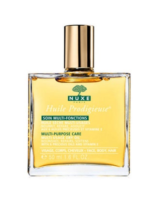 Сухое масло для лица тела и волос Huile Prodigieuse MultiUsage Dry Oil Nuxe.