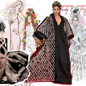 В авангарде: 30 дизайнеров создали эскизы свадебного платья Леди Гаги