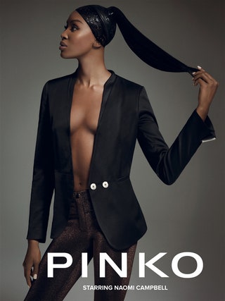 Наоми Кэмпбелл для осеннезимней кампании Pinko 2012.