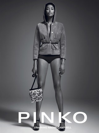 Наоми Кэмпбелл для осеннезимней кампании Pinko 2012.