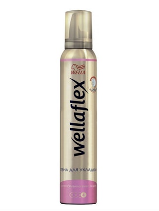 Пена для укладки волос суперсильной фиксации Wellaflex Wella.