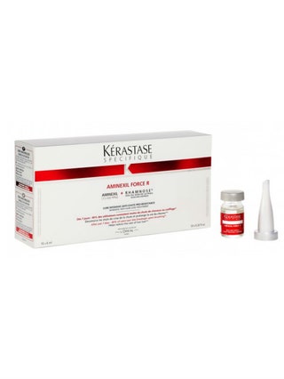 Средство от выпадения волос Aminexil Force R Krastase.