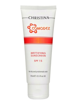 Солнцезащитное матирующее средство Comodex Mattifying SunScreen SPF 15 Christina.