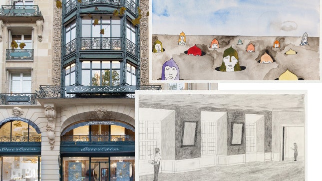 Грани реального в бутике Guerlain в Париже откроется выставка современного рисунка