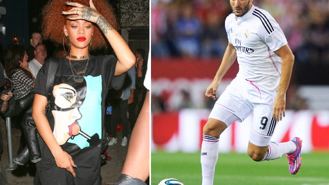 У Рианны роман с футболистом Каримом Бенземой нападающим команды «Реал Мадрид» | Glamour