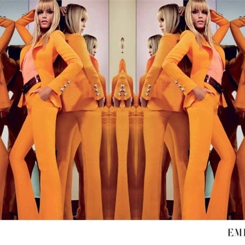 Зеркальная психоделика: Наташа Поли в рекламной кампании Emilio Pucci весна-лето 2015