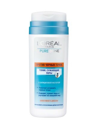 Тоник cужающий поры против черных точек Pure Zone L'Oral Paris.