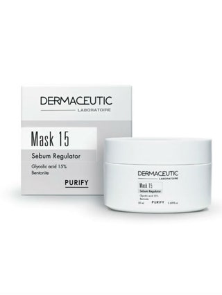 Глиняная маска сужающая поры Mask 15 Dermaceutic.
