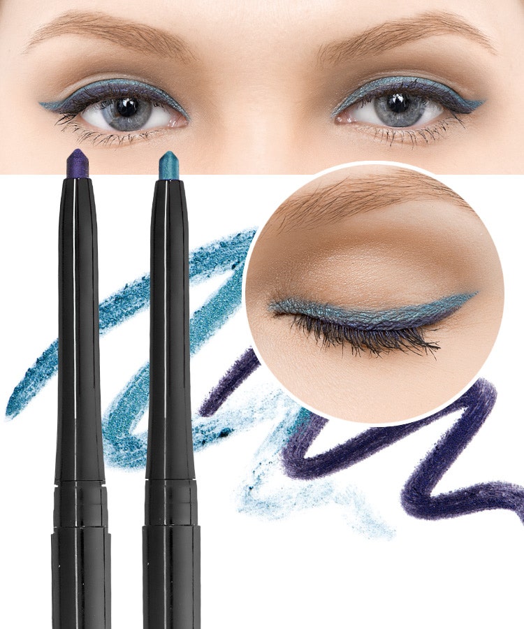 Цветные карандаши для глаз как сочетать фиолетовый синий бирюзовый и голубой цвета | Allure
