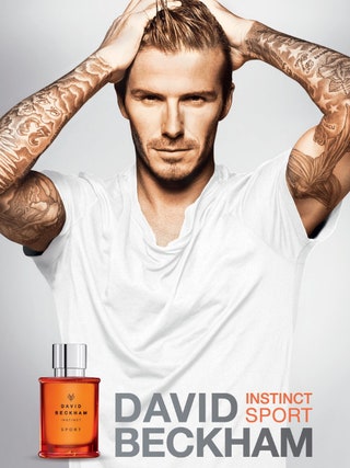 Дэвид Бекхэм  в рекламе парфюма David Beckham Instinct Sport.